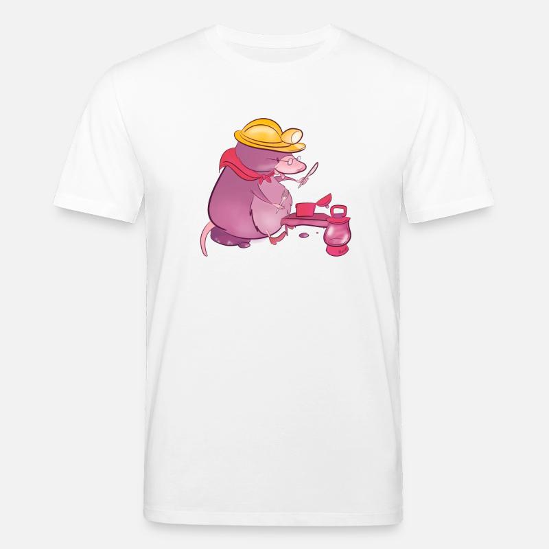 Maulwurf - Stanley/Stella Unisex Bio-T-Shirt CREATOR  - Weiß