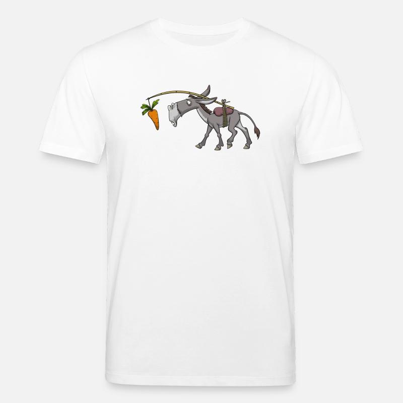 Esel Muli Maultier - Stanley/Stella Unisex Bio-T-Shirt CREATOR  - Weiß