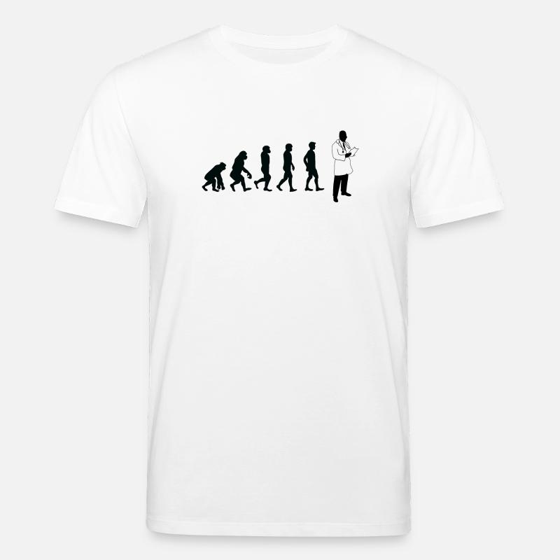 médecin de l'évolution - T-shirt bio CREATOR Stanley/Stella Unisexe - blanc