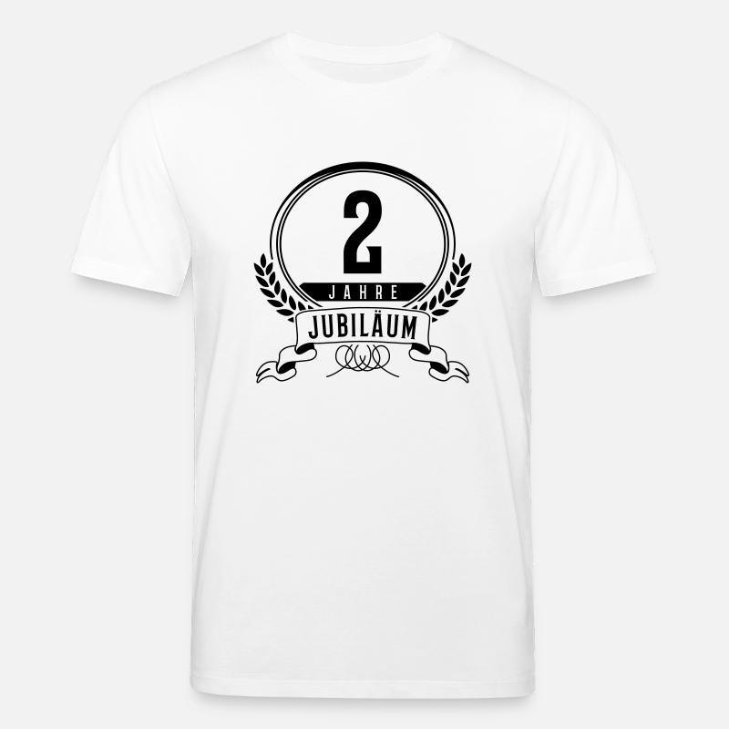 2 jahre jubilaeum - Stanley/Stella Unisex Bio-T-Shirt CREATOR  - Weiß