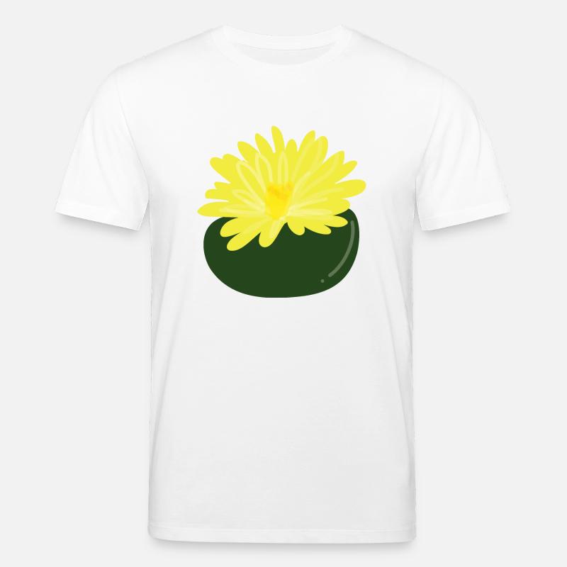 Fleur de Lithops1 - T-shirt bio CREATOR Stanley/Stella Unisexe - blanc