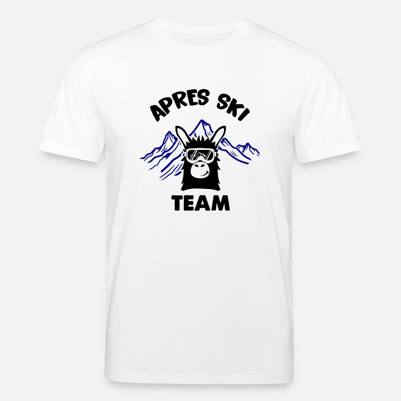 apres ski team lama 01 - Stanley/Stella Unisex Bio-T-Shirt CREATOR  - Weiß