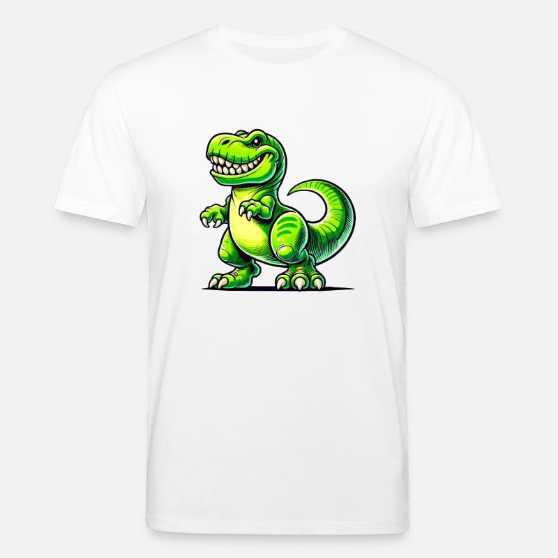 Dinosaurier T-Rex - Stanley/Stella Unisex Bio-T-Shirt CREATOR  - Weiß