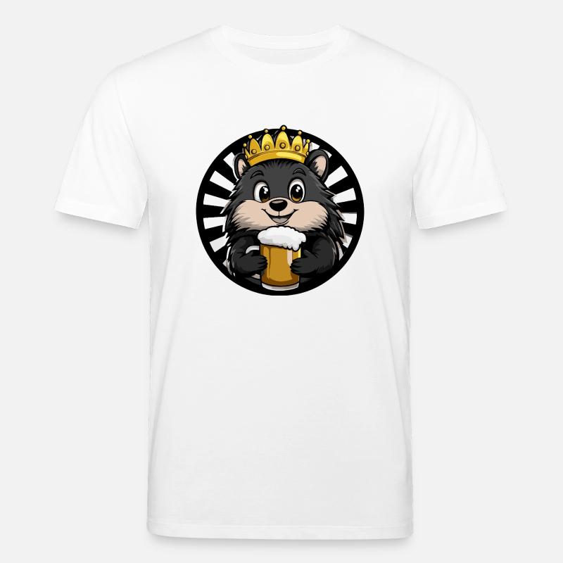 Igel Bier - Stanley/Stella Unisex Bio-T-Shirt CREATOR  - Weiß