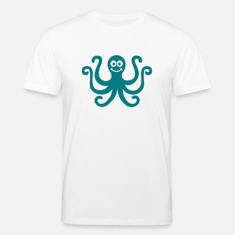 Krake - Stanley/Stella Unisex Bio-T-Shirt CREATOR  - Weiß