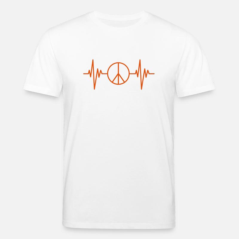 Peace Pulse - Stanley/Stella Unisex Bio-T-Shirt CREATOR  - Weiß