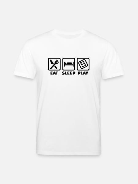 Würfel - Stanley/Stella Unisex Bio-T-Shirt CREATOR  - Weiß