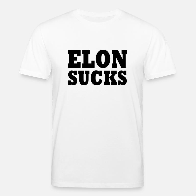 Elon sucks - Stanley/Stella Unisex Bio-T-Shirt CREATOR  - Weiß