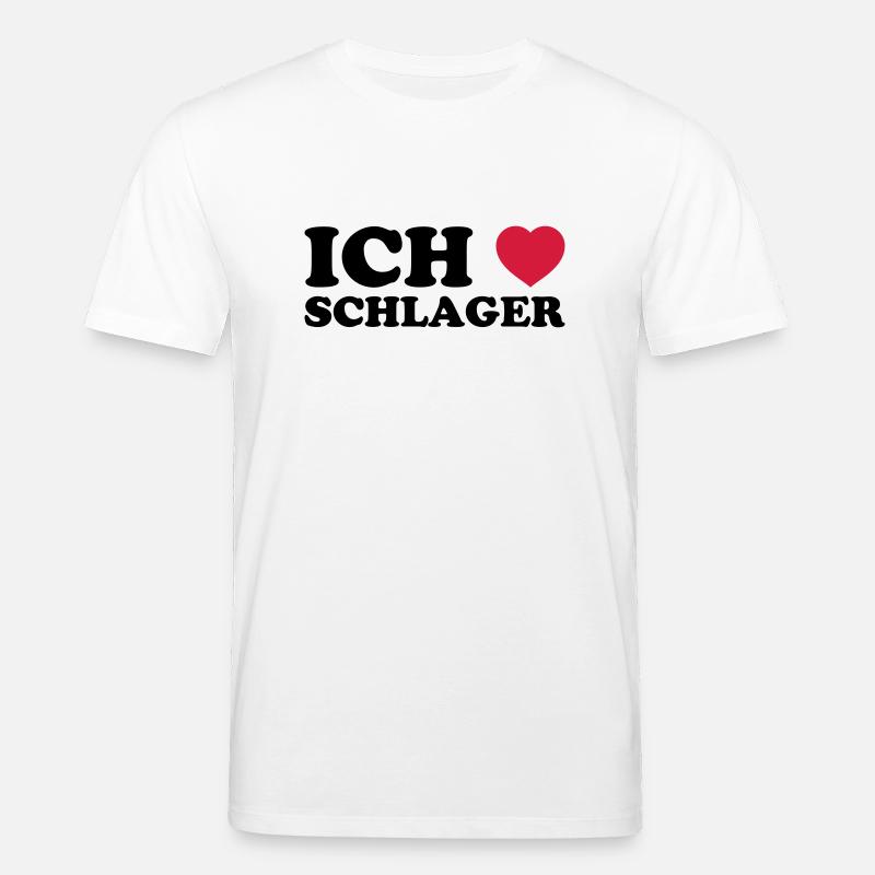 ICH LIEBE SCHLAGER - Stanley/Stella Unisex Bio-T-Shirt CREATOR  - Weiß
