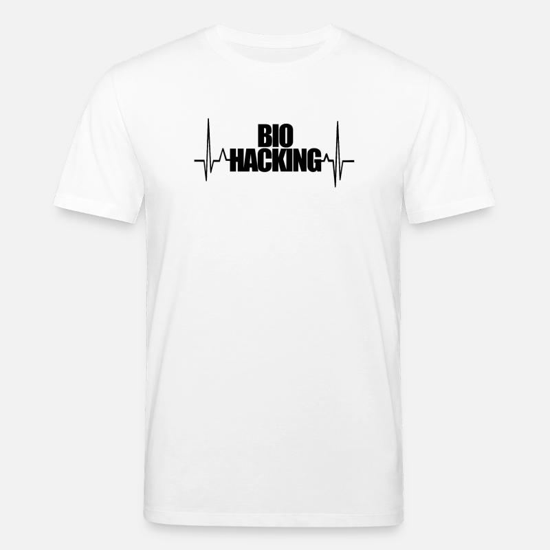 Biohacking - Herzschlag - Stanley/Stella Unisex Bio-T-Shirt CREATOR  - Weiß