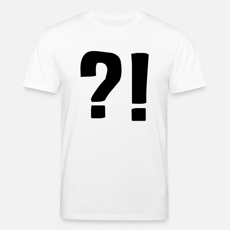 Point d'interrogation ??!!! - T-shirt bio CREATOR Stanley/Stella Unisexe - blanc