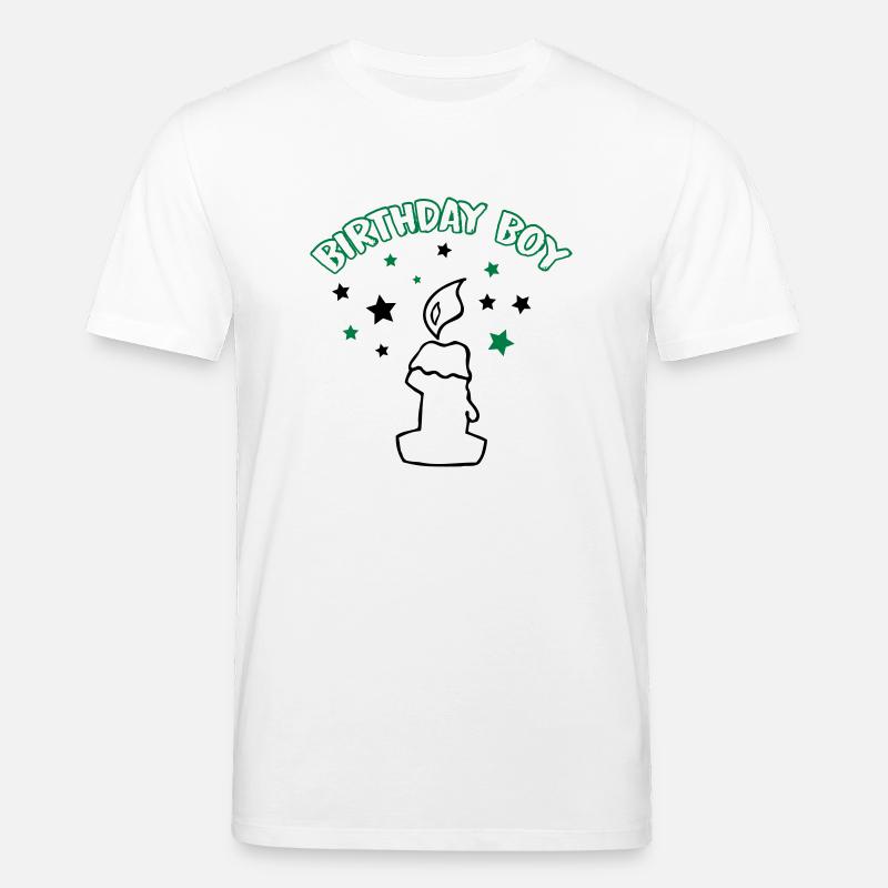 birthday_boy_1 - T-shirt bio CREATOR Stanley/Stella Unisexe - blanc