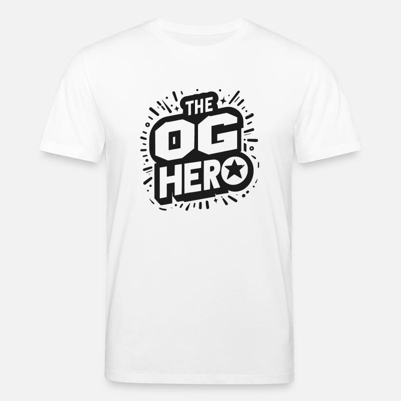 Der OG-Held - Stanley/Stella Unisex Bio-T-Shirt CREATOR  - Weiß