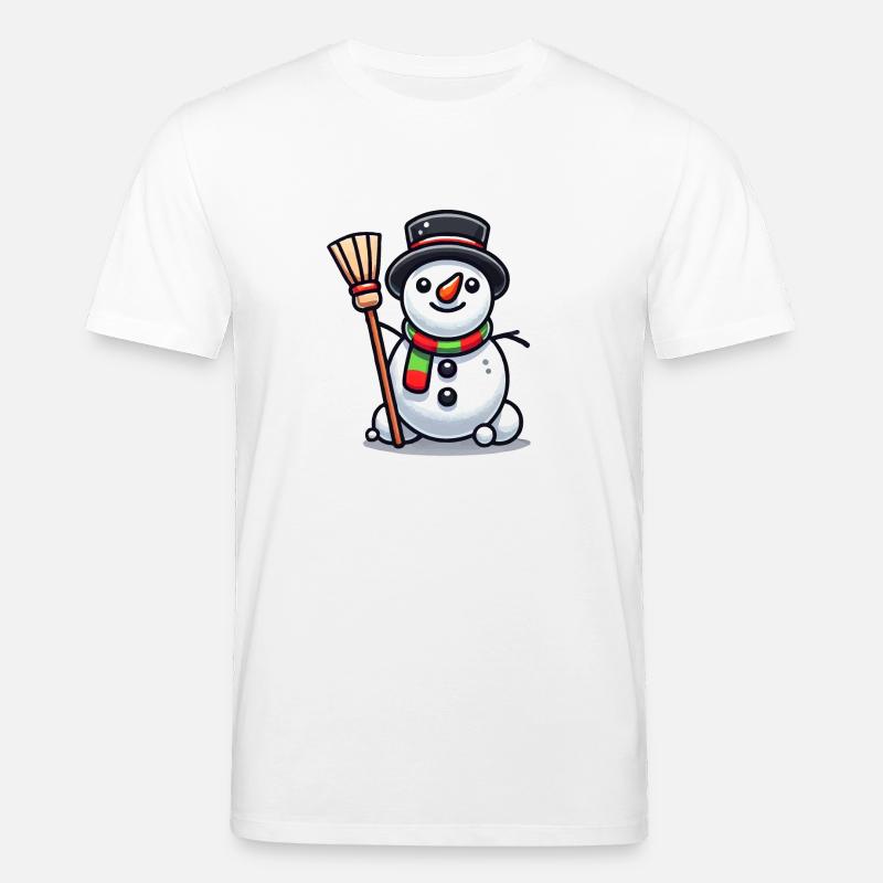 Schneemann Comic - Stanley/Stella Unisex Bio-T-Shirt CREATOR  - Weiß