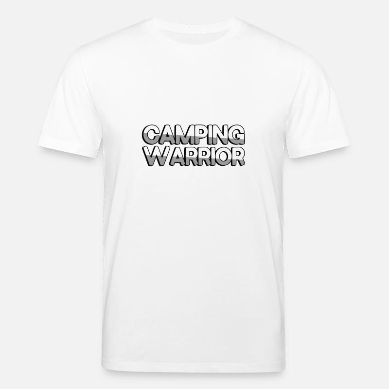 CAMPING WARRIOR - Camping - Stanley/Stella CREATOR Unisex Organic T-Shirt - white