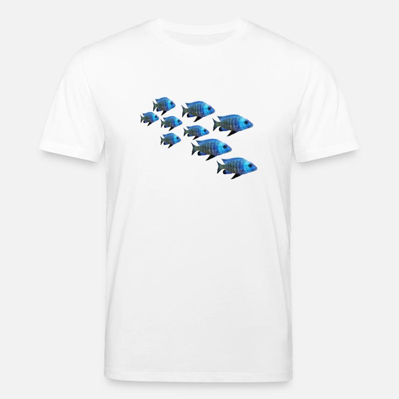 poisson perche mérou mérou perche - T-shirt bio CREATOR Stanley/Stella Unisexe - blanc
