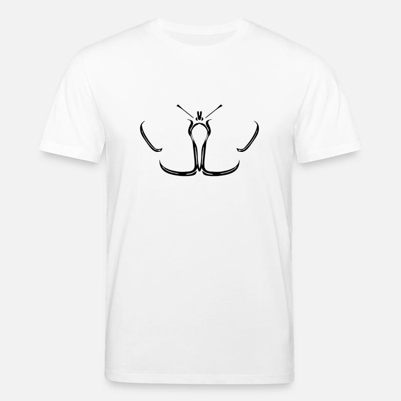 butterfly butterfly - Stanley/Stella CREATOR Unisex Organic T-Shirt - white