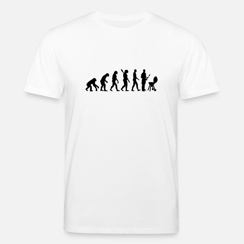 Evolution BBQ barbecue - T-shirt bio CREATOR Stanley/Stella Unisexe - blanc