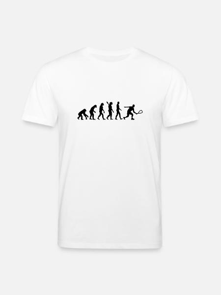 Evolution Racquetball - T-shirt bio CREATOR Stanley/Stella Unisexe - blanc