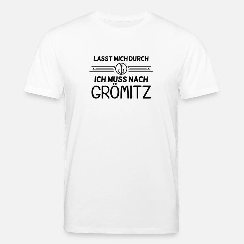 Grömitz Ostsee Spruch Geschenk - Stanley/Stella Unisex Bio-T-Shirt CREATOR  - Weiß