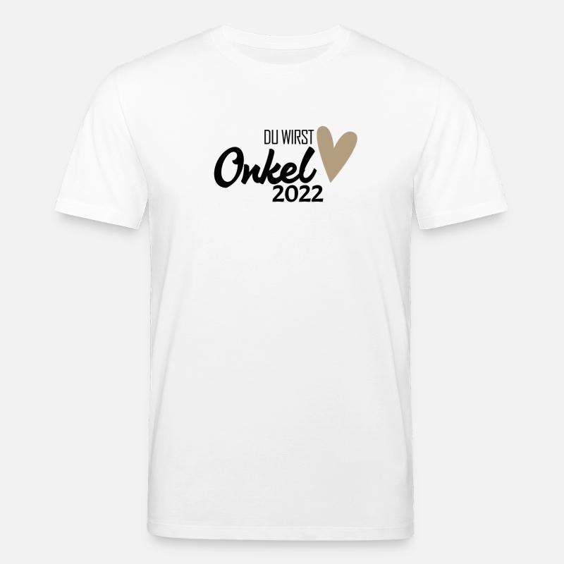 Onkel 2022 - Onkel werden - Stanley/Stella Unisex Bio-T-Shirt CREATOR  - Weiß