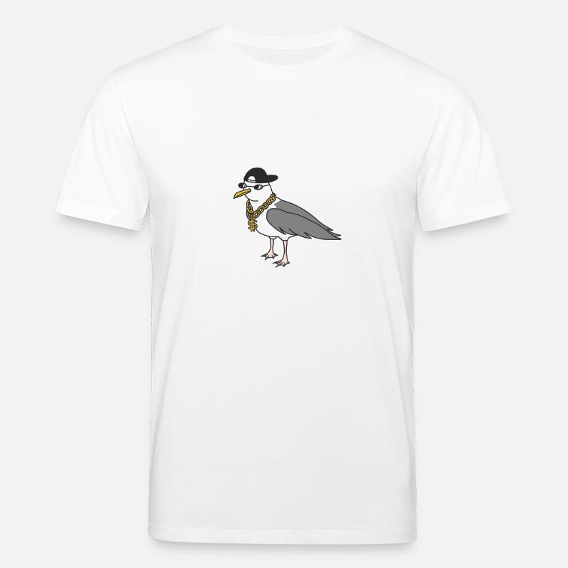 Rapper Seemöwe - Stanley/Stella Unisex Bio-T-Shirt CREATOR  - Weiß