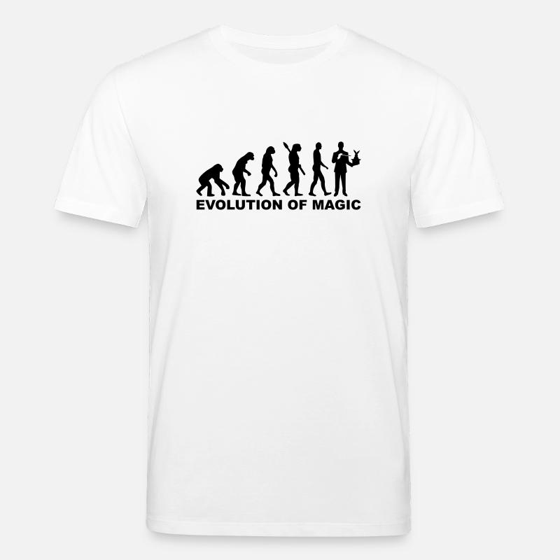 Évolution Magicien - T-shirt bio CREATOR Stanley/Stella Unisexe - blanc
