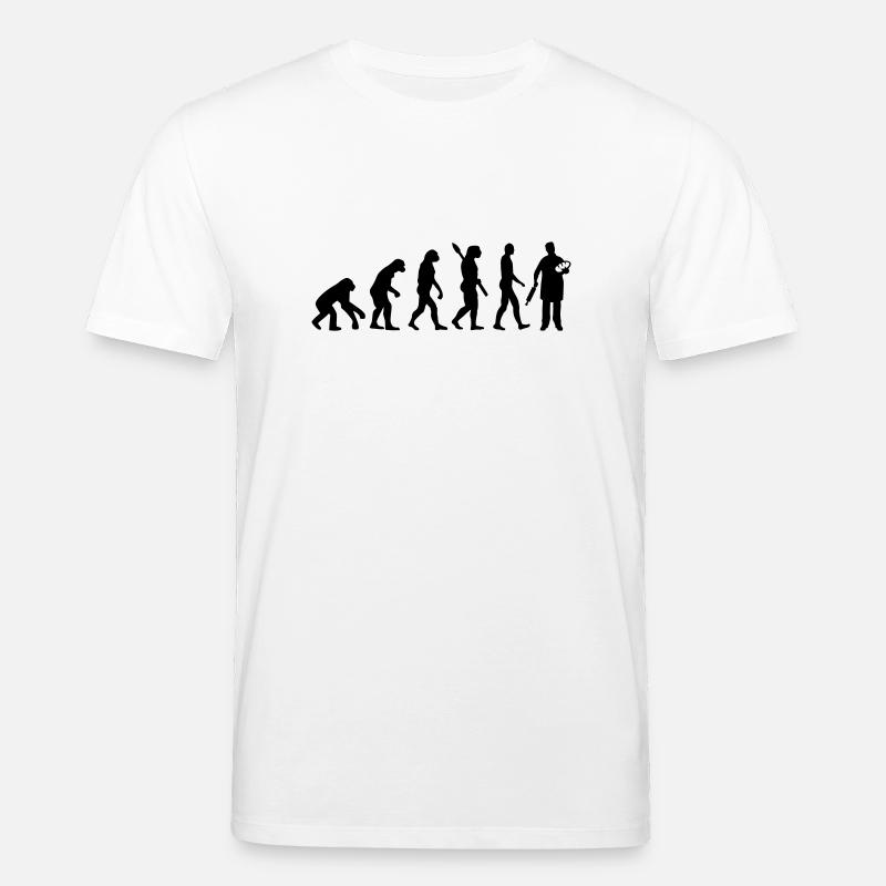 Evolution Baker - Stanley/Stella CREATOR Unisex Organic T-Shirt - white