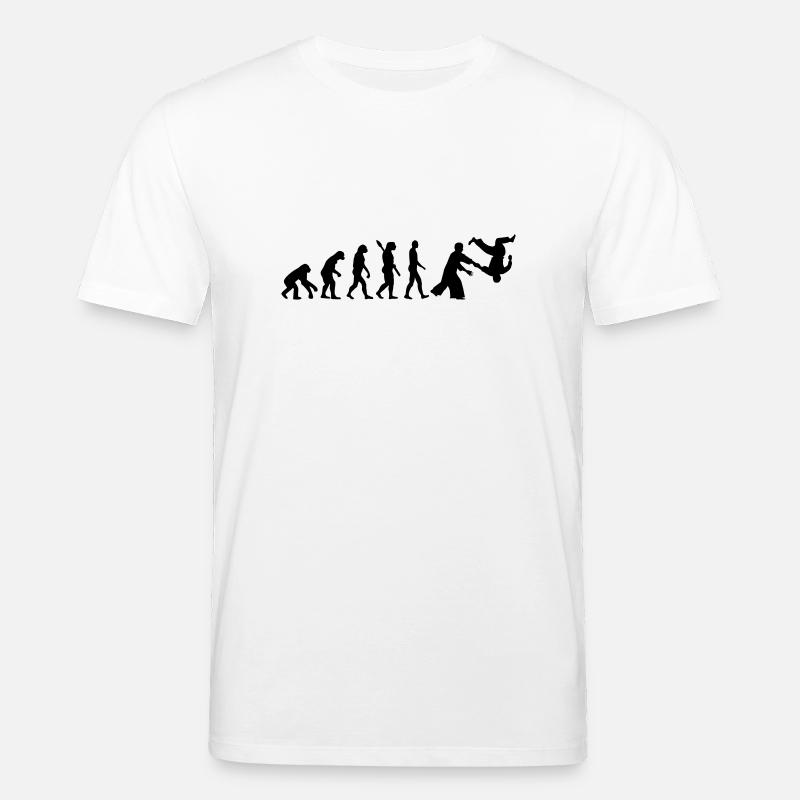 Evolution Aikido - T-shirt bio CREATOR Stanley/Stella Unisexe - blanc