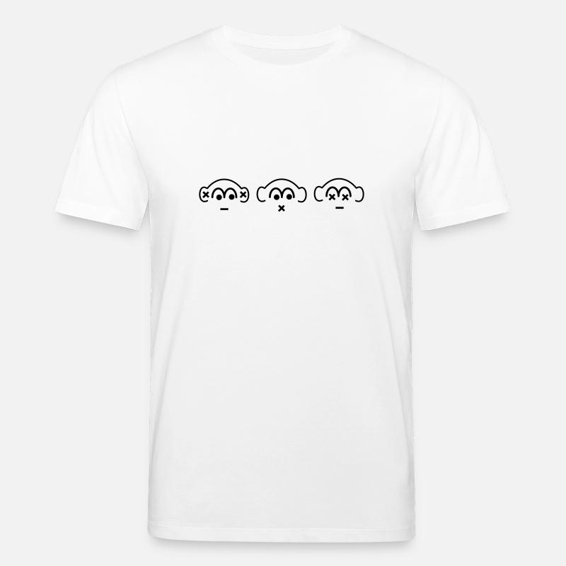 die drei Affen - Stanley/Stella Unisex Bio-T-Shirt CREATOR  - Weiß