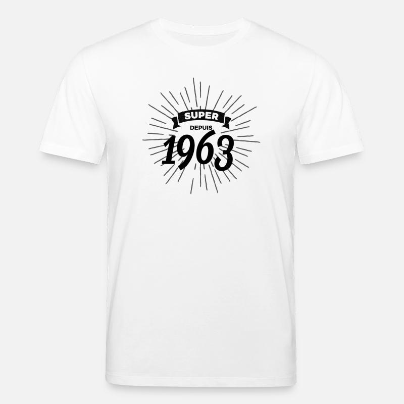 Super seit 1963 - Stanley/Stella Unisex Bio-T-Shirt CREATOR  - Weiß