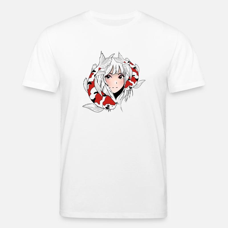 Anime Otaku Koi - Stanley/Stella Unisex Bio-T-Shirt CREATOR  - Weiß