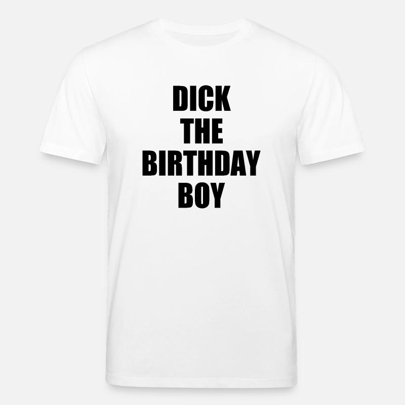 dick the birthday boy - T-shirt bio CREATOR Stanley/Stella Unisexe - blanc