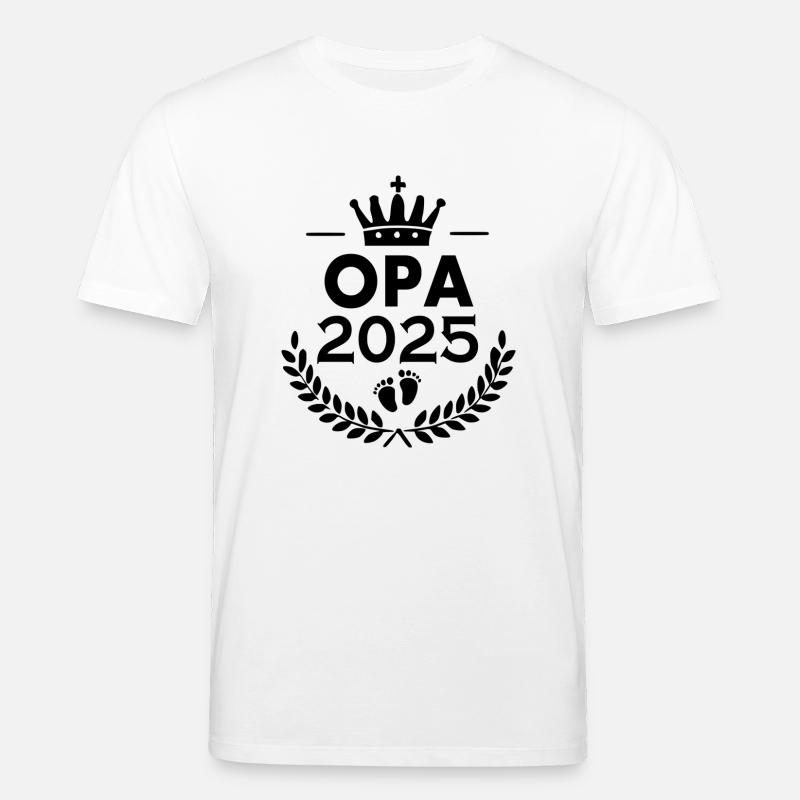 Opa 2025 - Stanley/Stella Unisex Bio-T-Shirt CREATOR  - Weiß