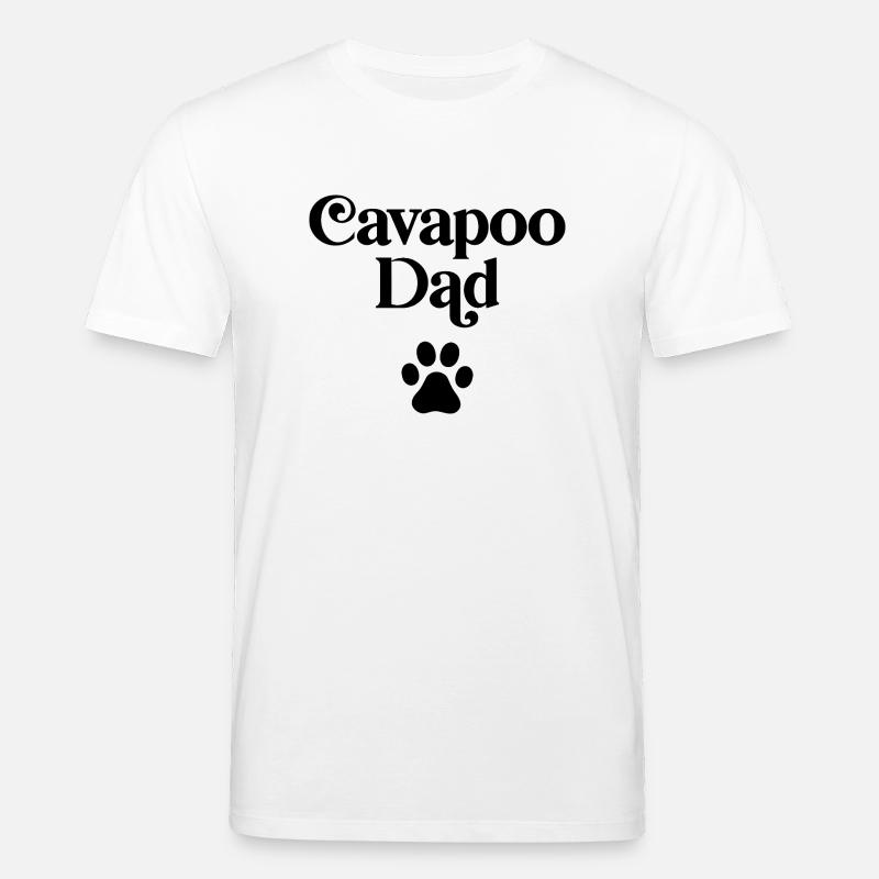 Papa Cavapoo - T-shirt bio CREATOR Stanley/Stella Unisexe - blanc