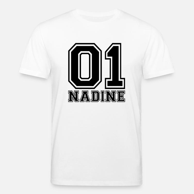 Nadine - Name - Stanley/Stella Unisex Bio-T-Shirt CREATOR  - Weiß