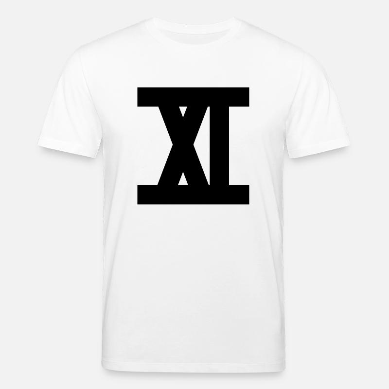 zahl 9 roemisch - Stanley/Stella Unisex Bio-T-Shirt CREATOR  - Weiß