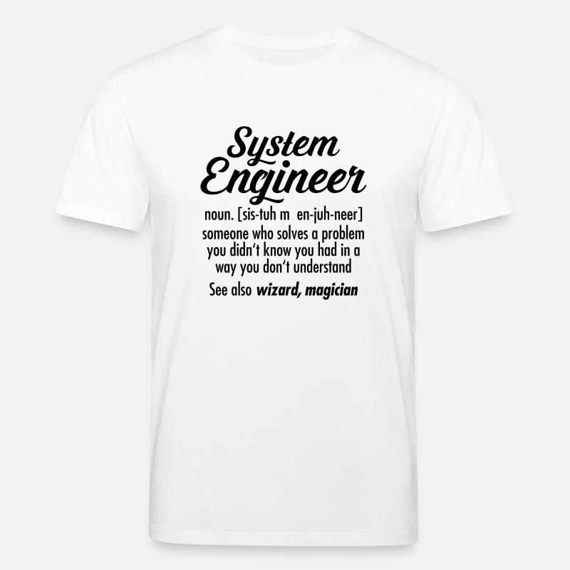 System Engineer - Definition - Stanley/Stella Unisex Bio-T-Shirt CREATOR  - Weiß