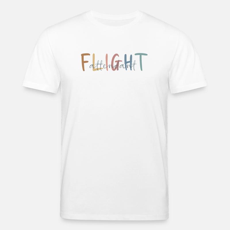 Flight Attendant Gift - Flight Attendant Gift - Stanley/Stella CREATOR Unisex Organic T-Shirt - white