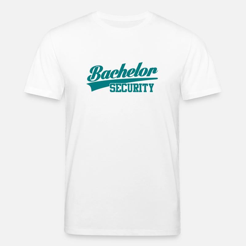 bachelor security - T-shirt bio CREATOR Stanley/Stella Unisexe - blanc