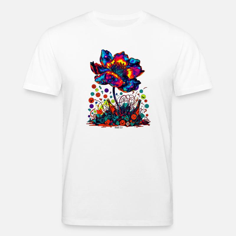 Cosmic Reset Bloom 2.0 - Stanley/Stella Unisex Bio-T-Shirt CREATOR  - Weiß