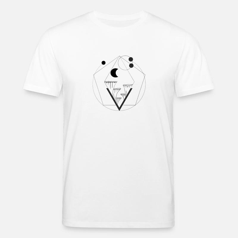 géométrique Kliff - T-shirt bio CREATOR Stanley/Stella Unisexe - blanc