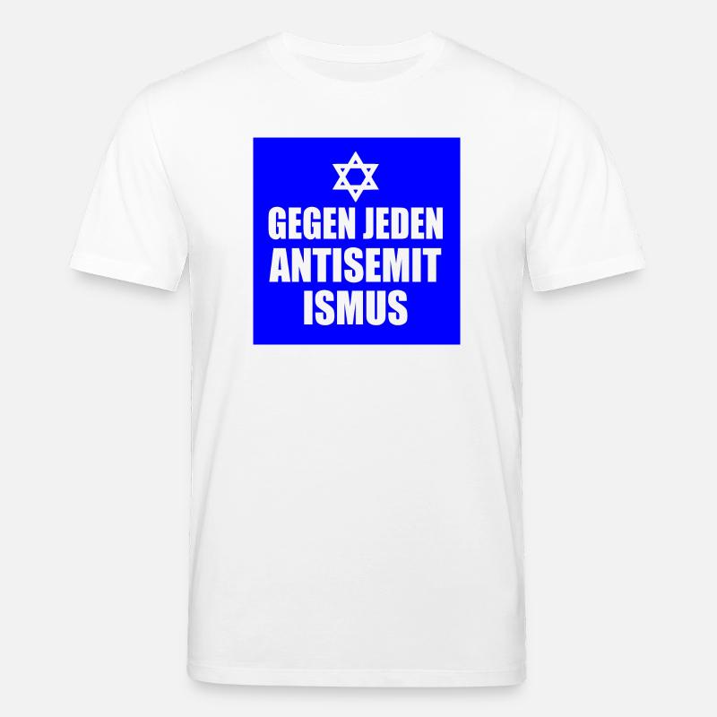 Gegen jeden antisemitismus - Stanley/Stella Unisex Bio-T-Shirt CREATOR  - Weiß