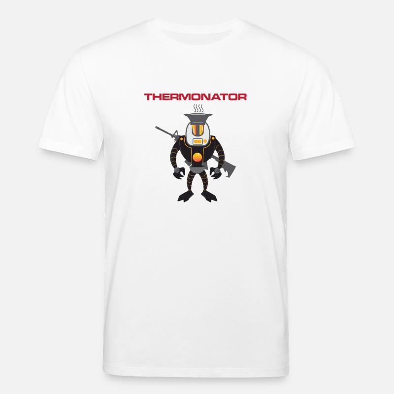 Thermonator Terminator Geschenkidee - Stanley/Stella Unisex Bio-T-Shirt CREATOR  - Weiß
