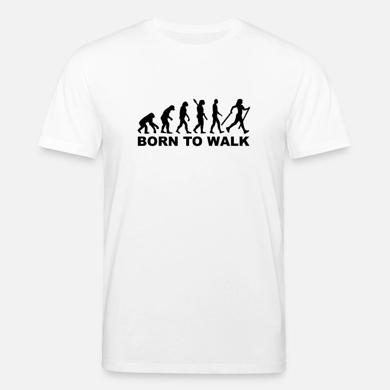 Evolution Nordic Walking - T-shirt bio CREATOR Stanley/Stella Unisexe - blanc