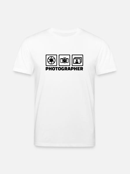 Photographer - Stanley/Stella CREATOR Unisex Organic T-Shirt - white