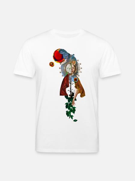 Surreale Renaissance-Anatomie-Collage - Stanley/Stella Unisex Bio-T-Shirt CREATOR  - Weiß
