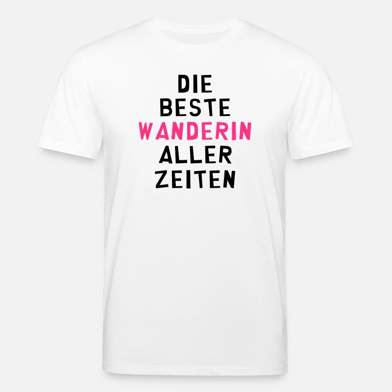Wanderer / Wanderin / Wandern / Treck / Steigen - Stanley/Stella Unisex Bio-T-Shirt CREATOR  - Weiß