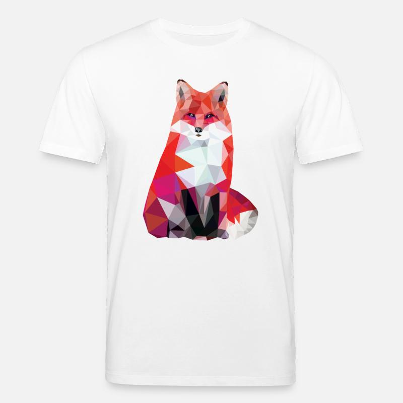 Red Fox - Stanley/Stella Unisex Bio-T-Shirt CREATOR  - Weiß