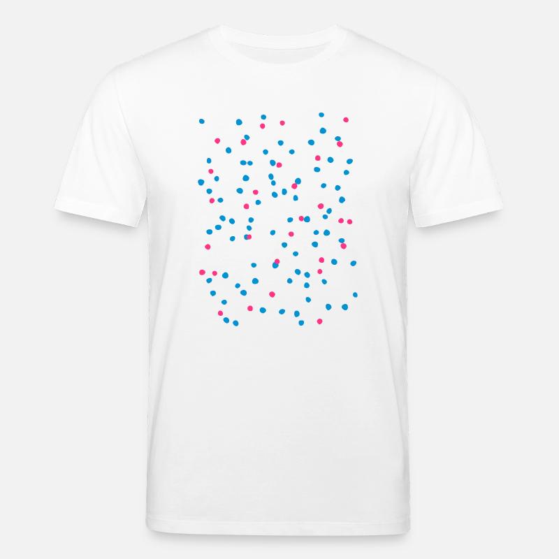 Konfetti - Stanley/Stella Unisex Bio-T-Shirt CREATOR  - Weiß